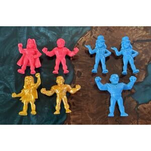 Wendy’s Kids’ Meal Toys DC Superheroes Mini Figures Lot of 7